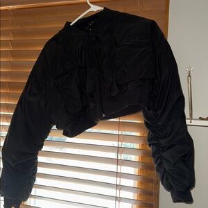 REVOLVE Black Cropped Jacket